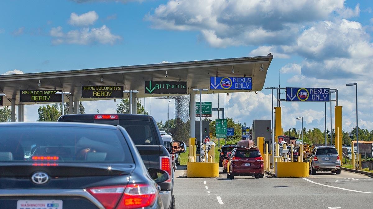 Frontière terrestre entre les USA et le Canada