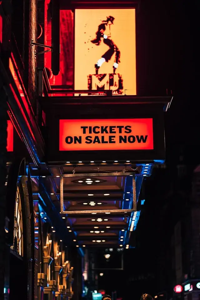 affiche de MJ the Musical a Broadway au neil simon theater