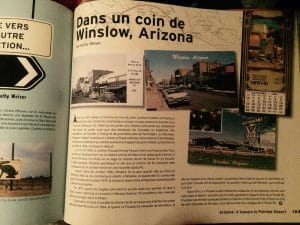 livre mythique route 66 winslow arizona