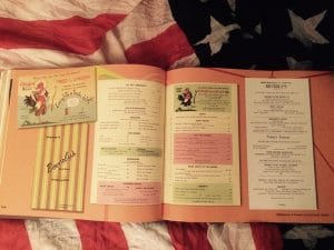livre mythique route 66 menus