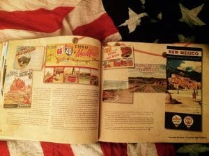 livre mythique route 66 cartes postales