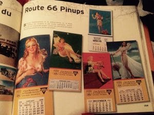 livre mythique route 66 pinups