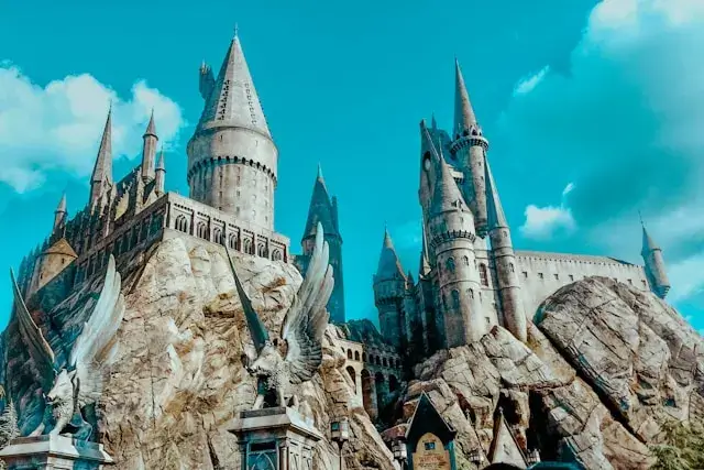 château de Harry Potter a Universal studio Hollywood a los Angeles