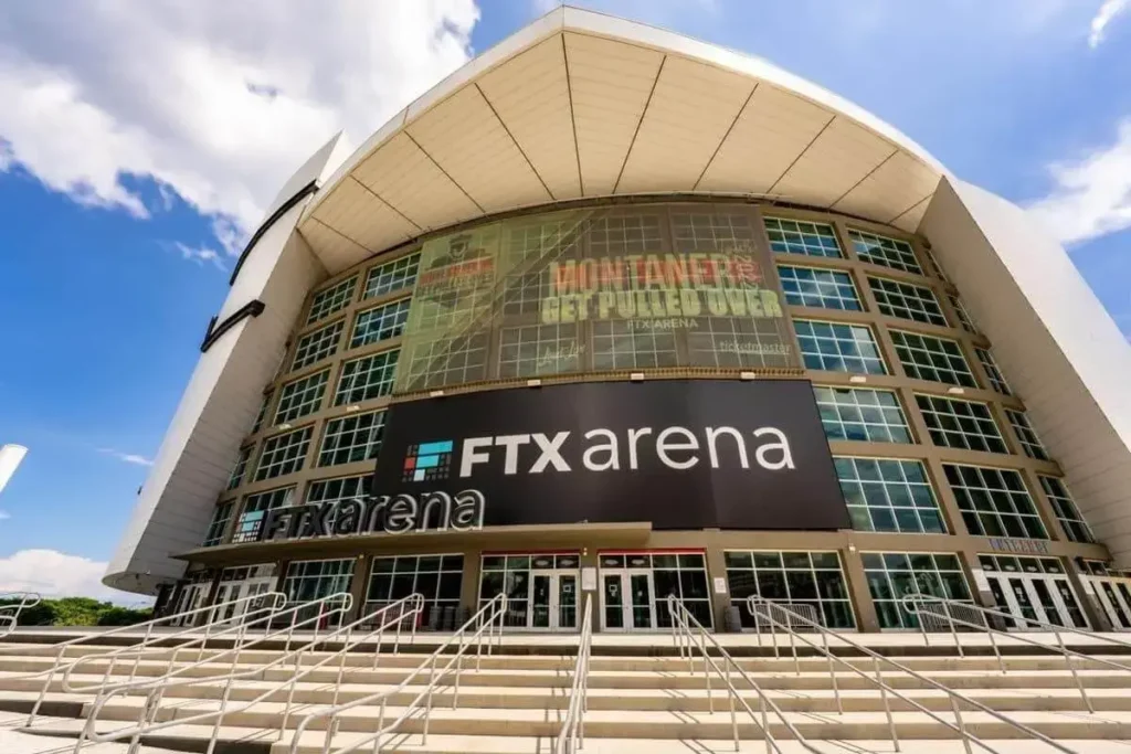 Ancienne FTX Arena, aujourd'hui Kaseya Center à Miami, salle de basketball NBA du Miami Heat